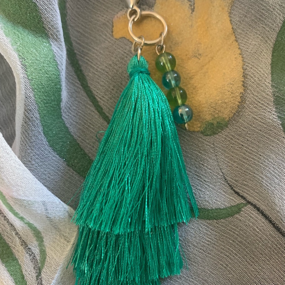 One of a kind Keychain/handbag clip